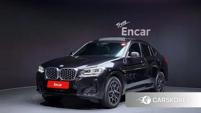 BMW X4 (G02) 2022 Черный из Кореи