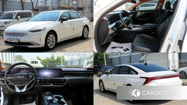 Kia K8 2023 Белый из Кореи