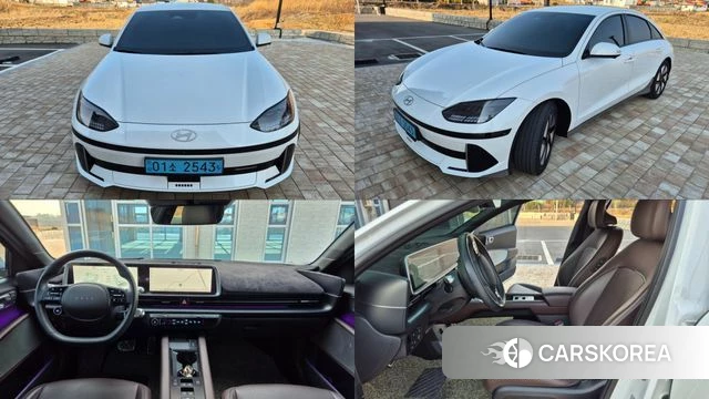 Hyundai Ionic 6 2023 Белый из Кореи