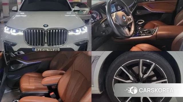 BMW X7 (G07) 2021 Белый из Кореи