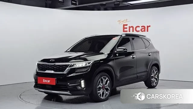 Kia Seltos 2019 Черный из Кореи