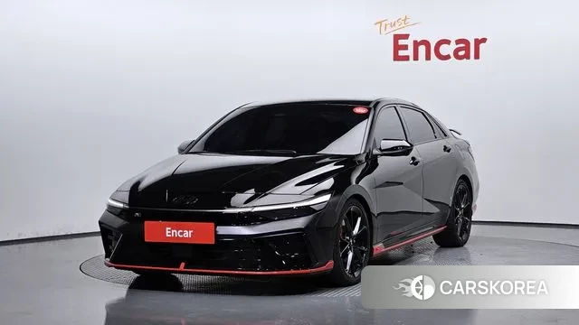 Hyundai The New Avante (CN7) 2024 Черный из Кореи