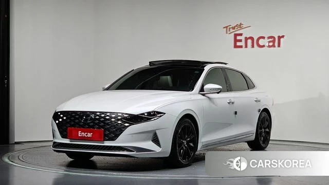 Hyundai The New Grandeur IG Hybrid 2021 Белый из Кореи