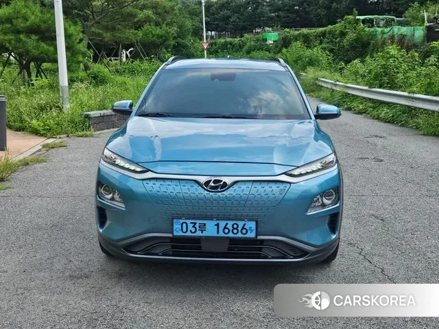 Hyundai Kona Electric 2018 Синий нефрит из Кореи