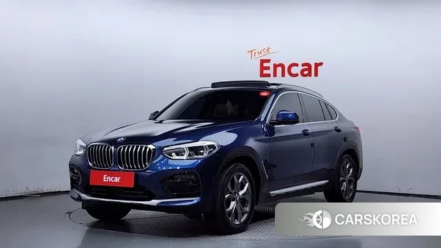 BMW X4 (G02) 2020 Синий из Кореи