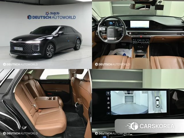 Hyundai Grandeur Hybrid (GN7) 2023 Черный из Кореи