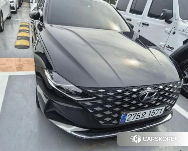 Hyundai The New Grandeur IG Hybrid 2021 Черный из Кореи