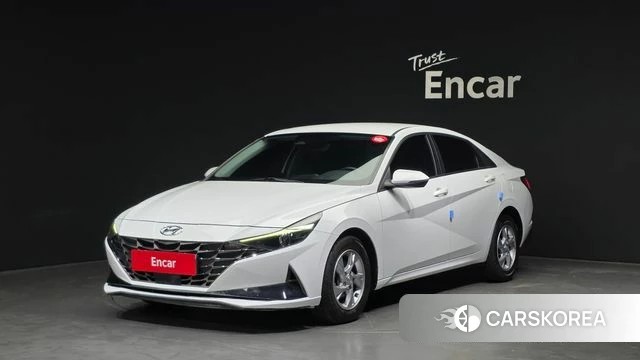 Hyundai Avante (CN7) 2021 Белый из Кореи