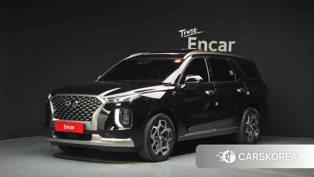 Hyundai Palisade 2022 Черный из Кореи