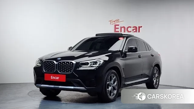 BMW X4 (G02) 2022 Черный из Кореи