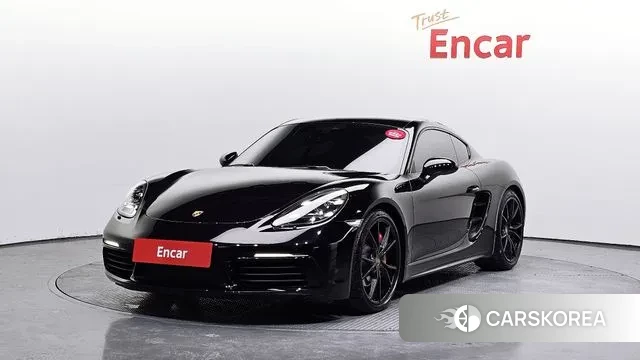 Porsche 718 Cayman 2020 Черный из Кореи