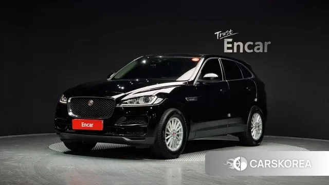 Jaguar F-PACE 2018 Черный из Кореи
