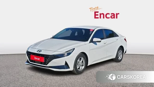 Hyundai Avante (CN7) 2020 Белый из Кореи