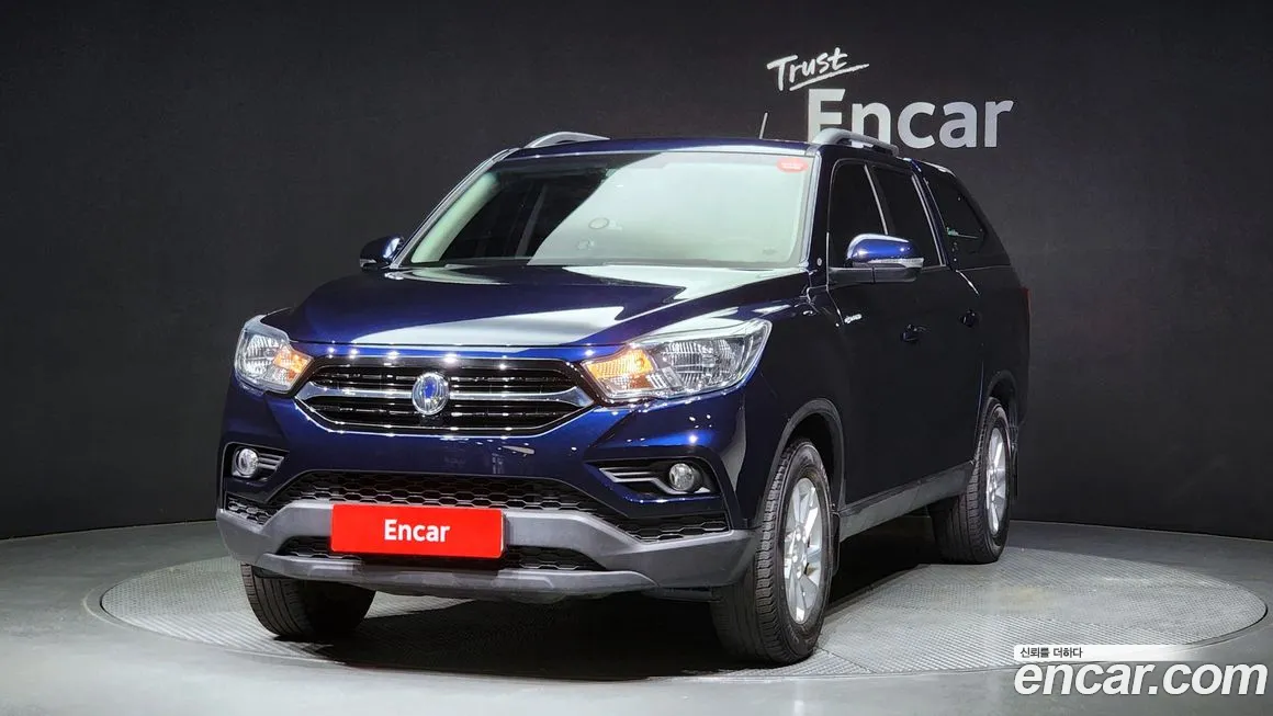 Ssangyong Rexton Sports 2019 Синий из Кореи