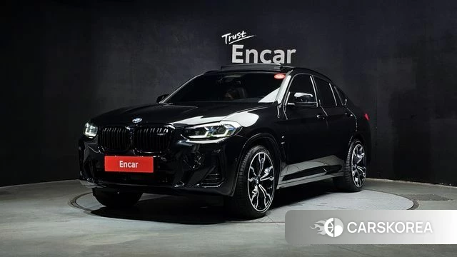 BMW X4 (G02) 2023 Черный из Кореи