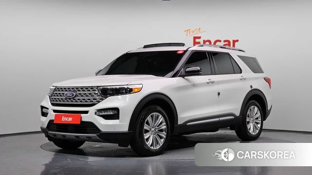 Ford Explorer 6th Generation 2022 Белый из Кореи