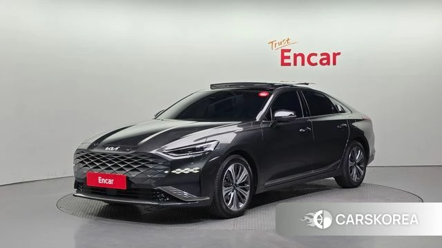 Kia K8 Hybrid 2023 Серый из Кореи