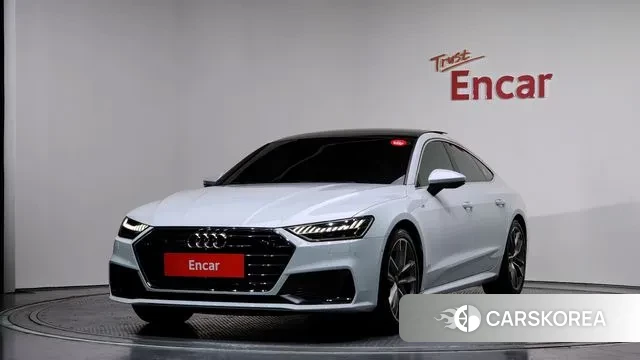 Audi A7 (4K) 2021 Белый из Кореи