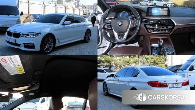 BMW 5 Series (G30) 2018 Белый из Кореи