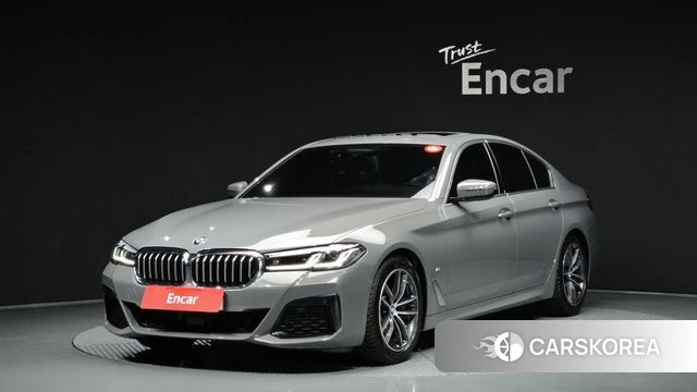 BMW 5 Series (G30) 2020 Серебристо-серый из Кореи