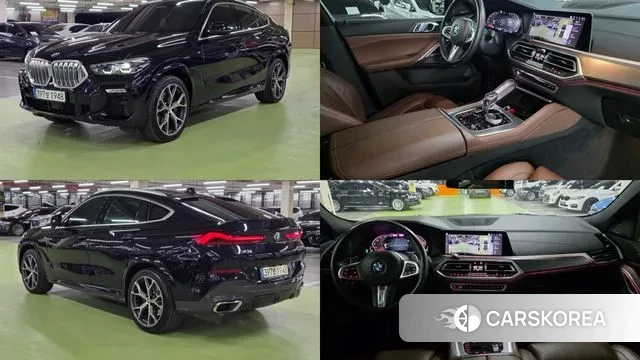 BMW X6 (G06) 2020 Черный из Кореи