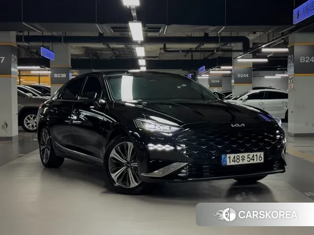 Kia K8 Hybrid 2023 Черный из Кореи