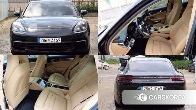 Porsche Panamera (971) 2020 Черный из Кореи