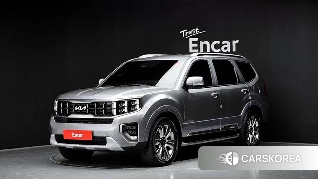 Kia Mohave Master 2022 Серебристо-серый из Кореи