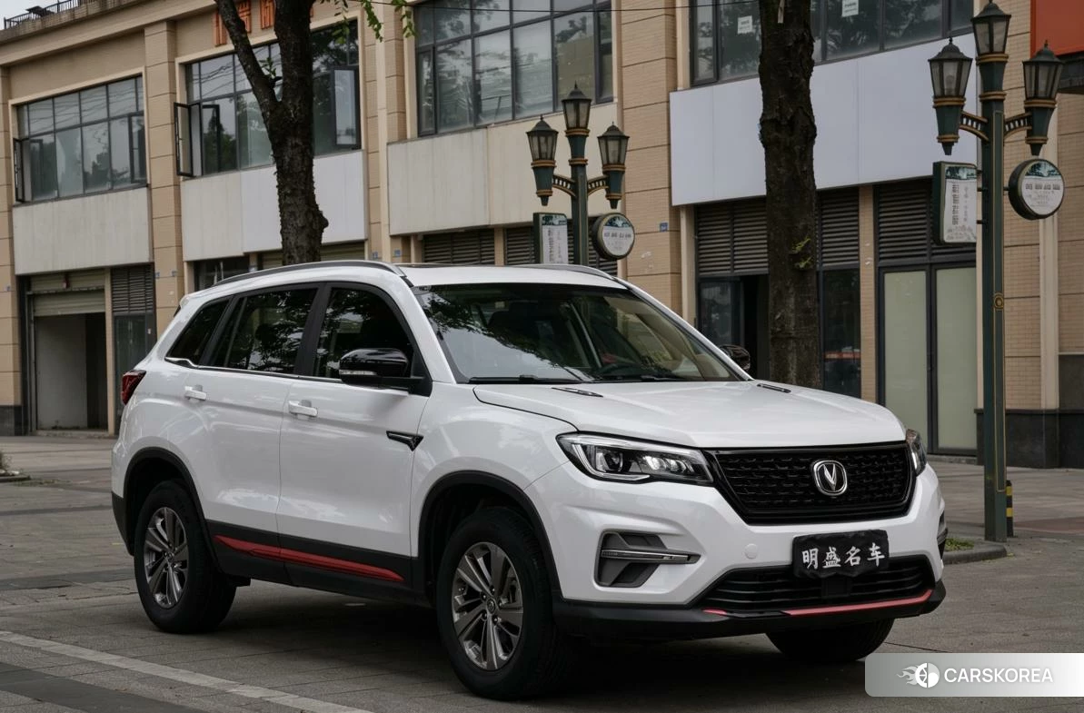 Chang'an CS75 2019 Белый из Китая