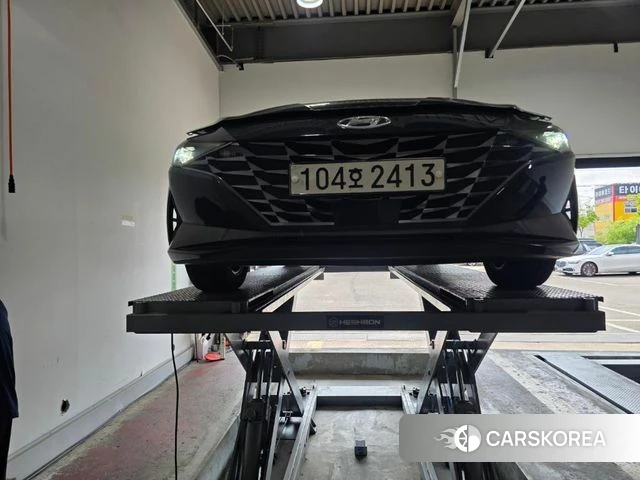 Hyundai Avante (CN7) 2020 Черный из Кореи