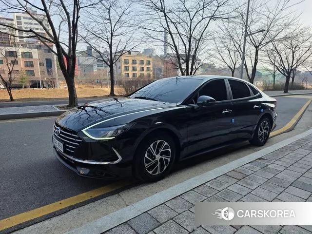 Hyundai Sonata Hybrid (DN8) 2022 Черный из Кореи