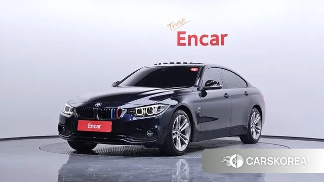 BMW 4 Series (F32) 2018 Синий из Кореи
