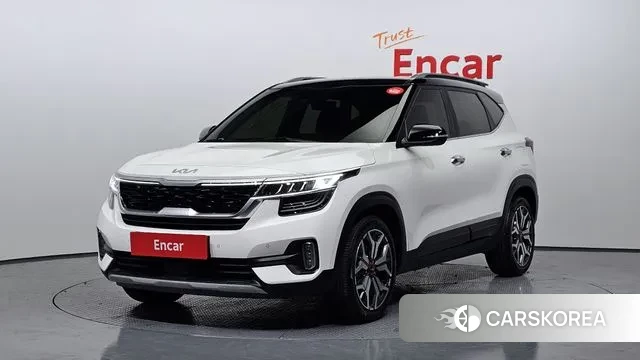 Kia Seltos 2022 Белый двухцветный из Кореи