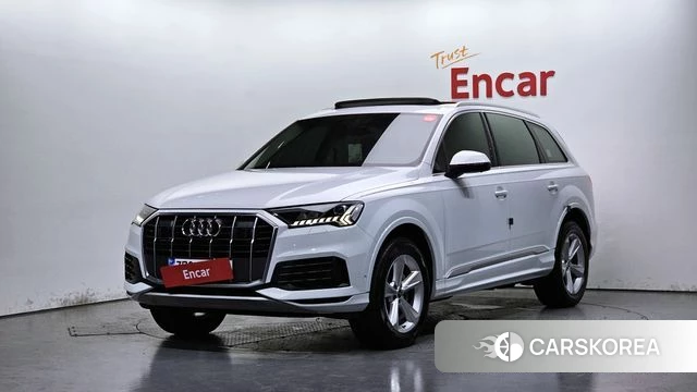 Audi Q7 (4M) 2021 Белый из Кореи