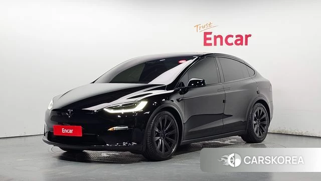 Tesla Model X 2023 Черный из Кореи