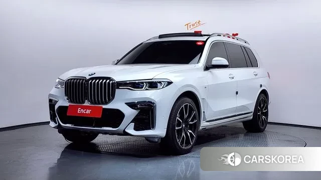 BMW X7 (G07) 2021 Белый из Кореи