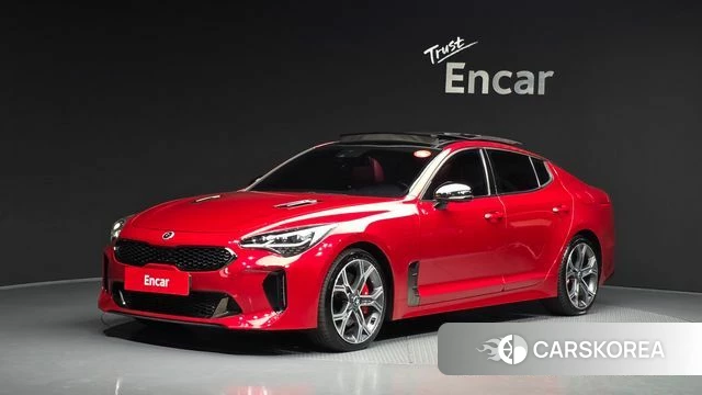 Kia Stinger 2018 Красный из Кореи