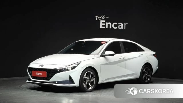 Hyundai Avante (CN7) 2020 Белый из Кореи