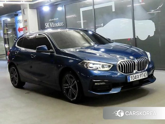 BMW 1 Series (F40) 2020 Синий из Кореи