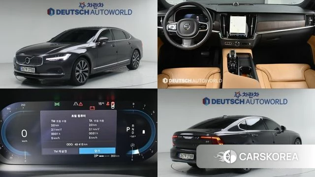 Volvo S90 2021 Черный из Кореи