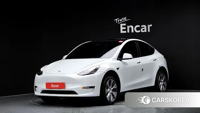 Tesla Model Y 2022 Белый из Кореи