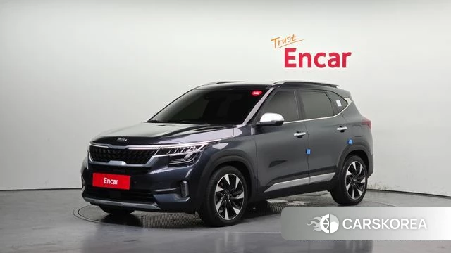 Kia Seltos 2021 Серый из Кореи