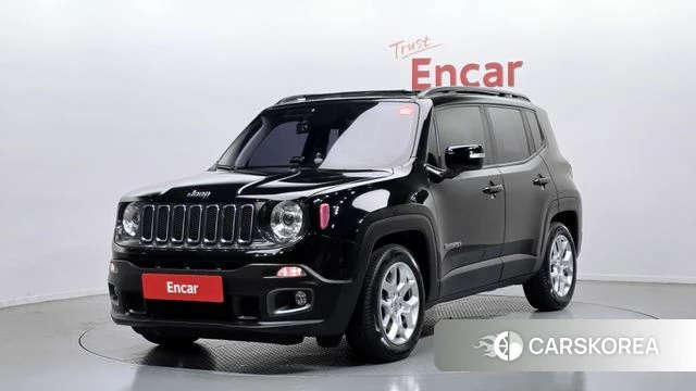 Jeep Renegade 2018 Черный из Кореи