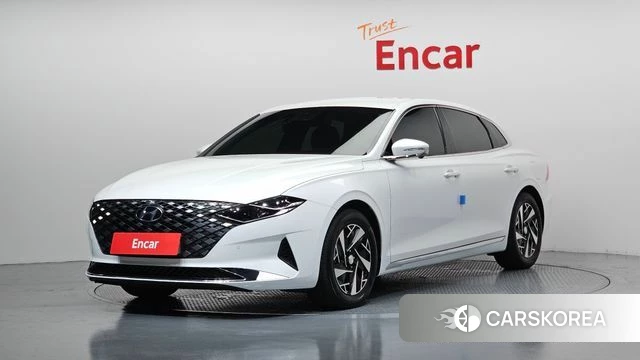 Hyundai The New Grandeur IG Hybrid 2021 Белый из Кореи