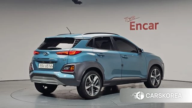 Hyundai Kona 2018 Небесно-голубой из Кореи