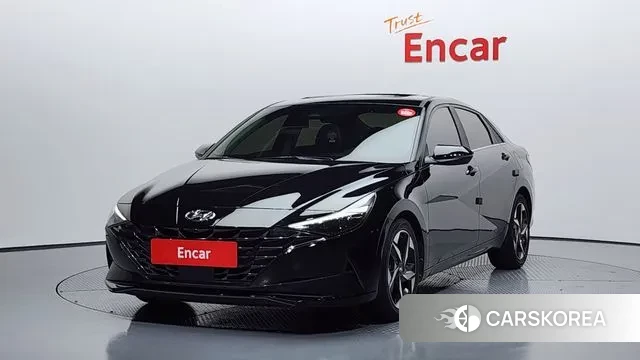 Hyundai Avante (CN7) 2020 Черный из Кореи