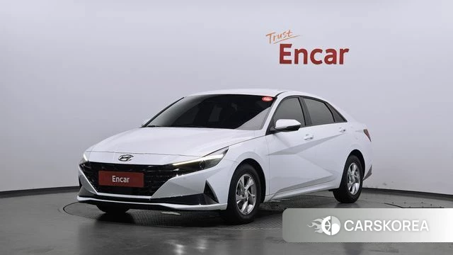 Hyundai Avante (CN7) 2021 Белый из Кореи