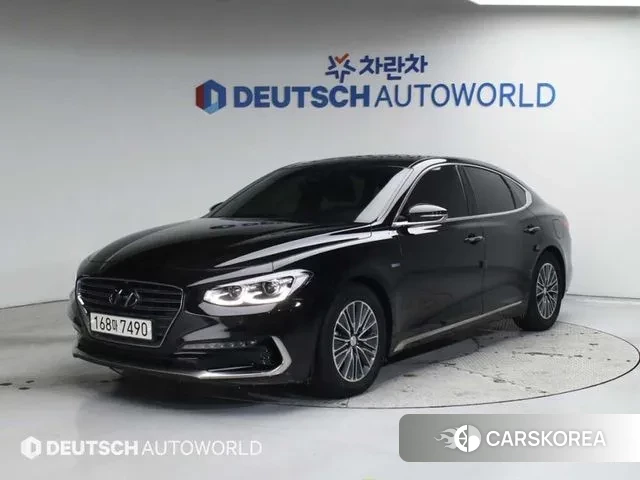 Hyundai Grandeur IG Hybrid 2019 Черный из Кореи