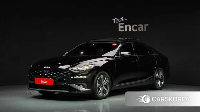 Kia K8 Hybrid 2023 Черный из Кореи