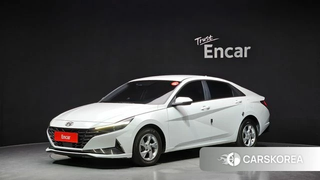 Hyundai Avante (CN7) 2020 Белый из Кореи